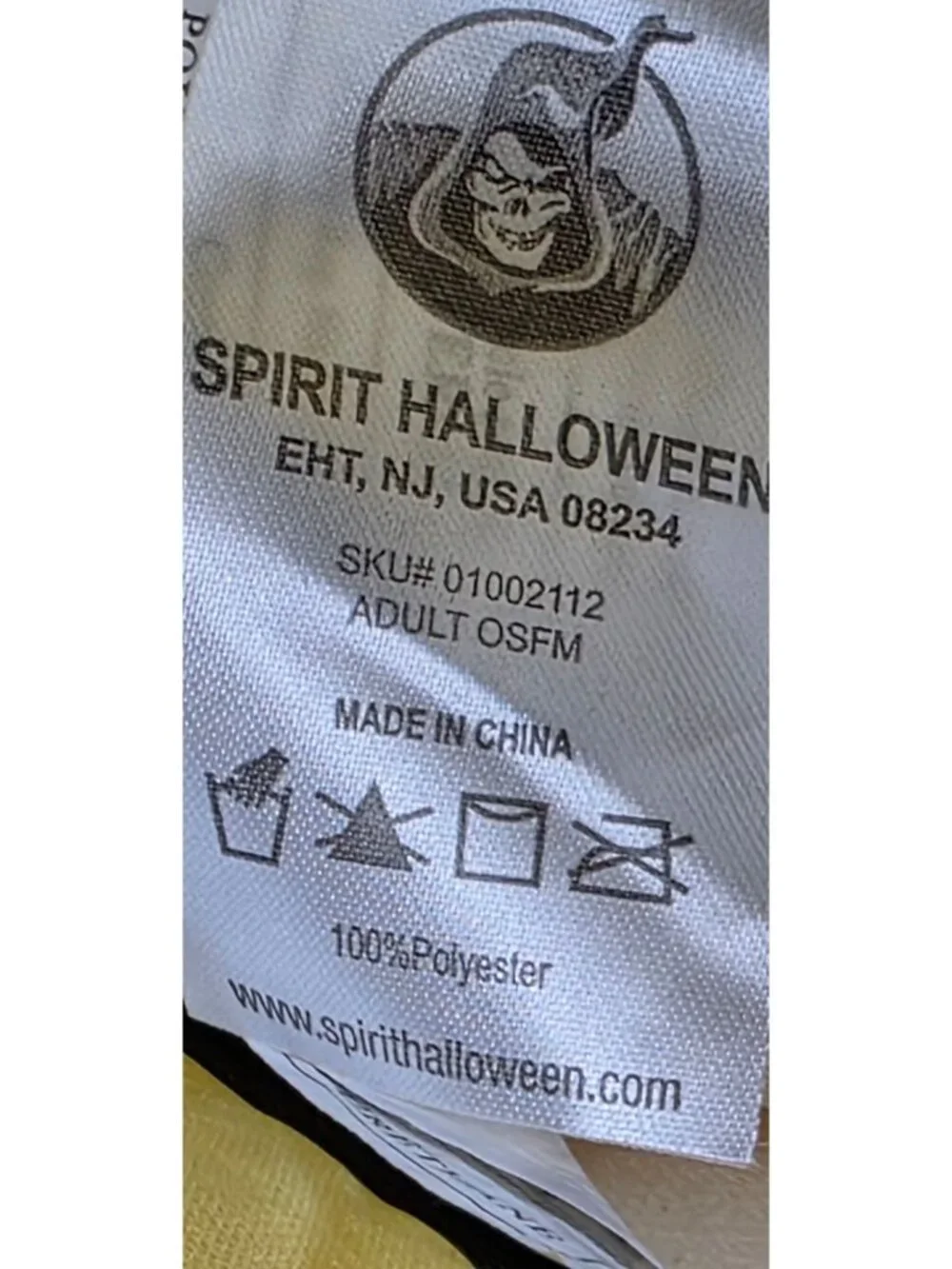 Spirit Halloween Adult One Size Fits Most Yellow Banana Costume